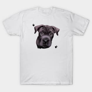 Cute Cane Corso Drawing T-Shirt